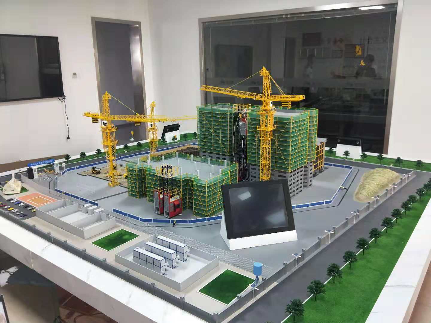 泸州建筑施工场景模型